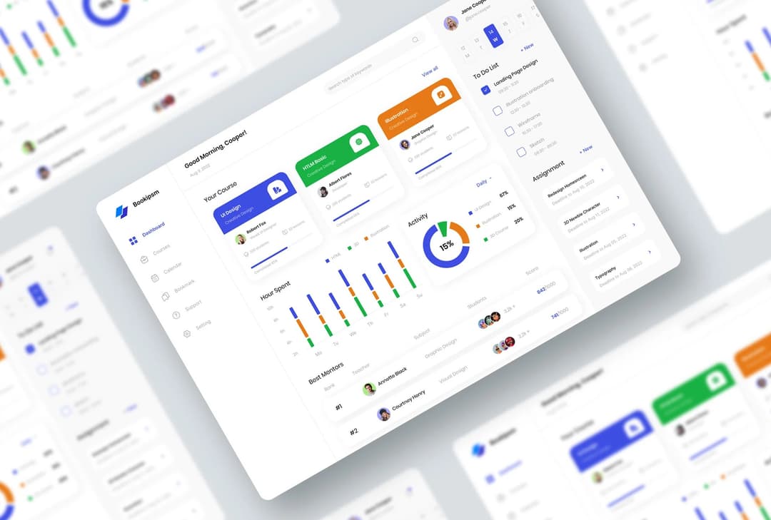 A user interacting with a B2B SaaS product's improved onboarding flow