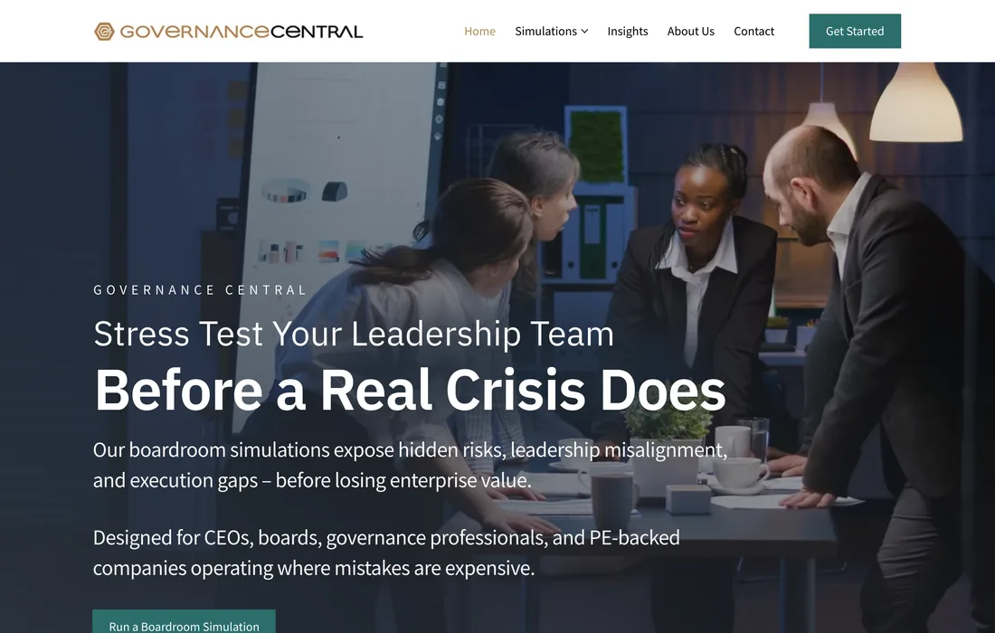 Governance Central project screenshot
