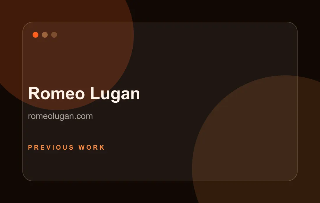 Romeo Lugan project screenshot