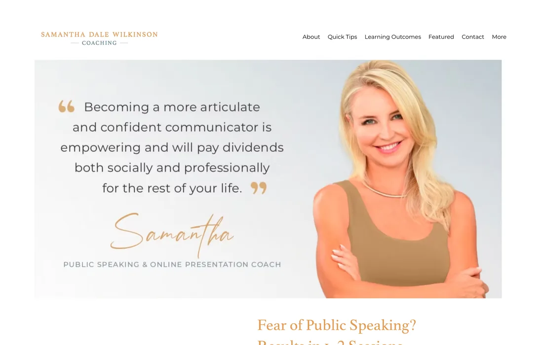 Samantha Dale Wilkinson project screenshot